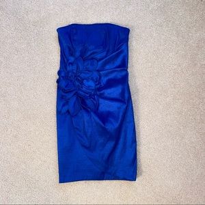 Jessica McClintock Royal Blue Cocktail Mini Dress